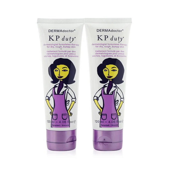 DERMAdoctor KP 'Double' Duty Duo Pack - Dermatologist Moisturizing Therapy (For Dry Skin) 2x120ml/4oz - Olabens
