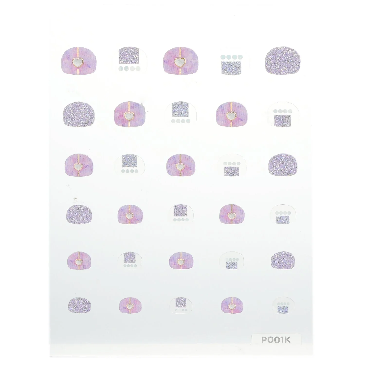 April Korea Princess Kids Nail Sticker - # P001K  1pack - Olabens