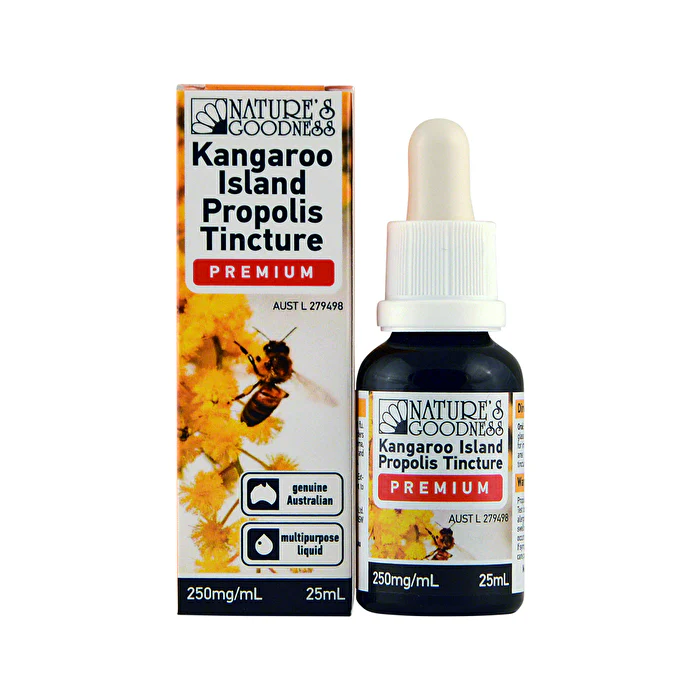 Nature's Goodness Propolis Tincture Kangaroo Island (Premium) 250mg/ml 25ml - Olabens
