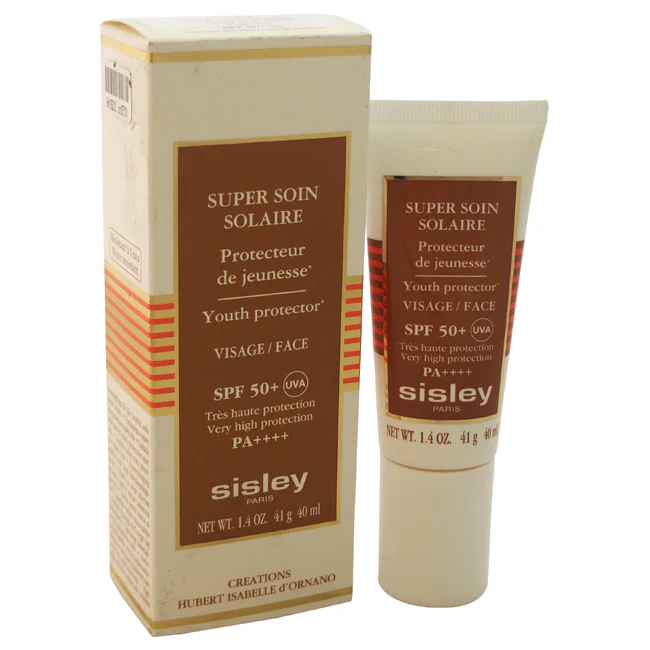Super Soin Solaire Facial Sun Care SPF 50 Plus UVA by Sisley for Unisex - 1.3 oz Sun Care - Olabens