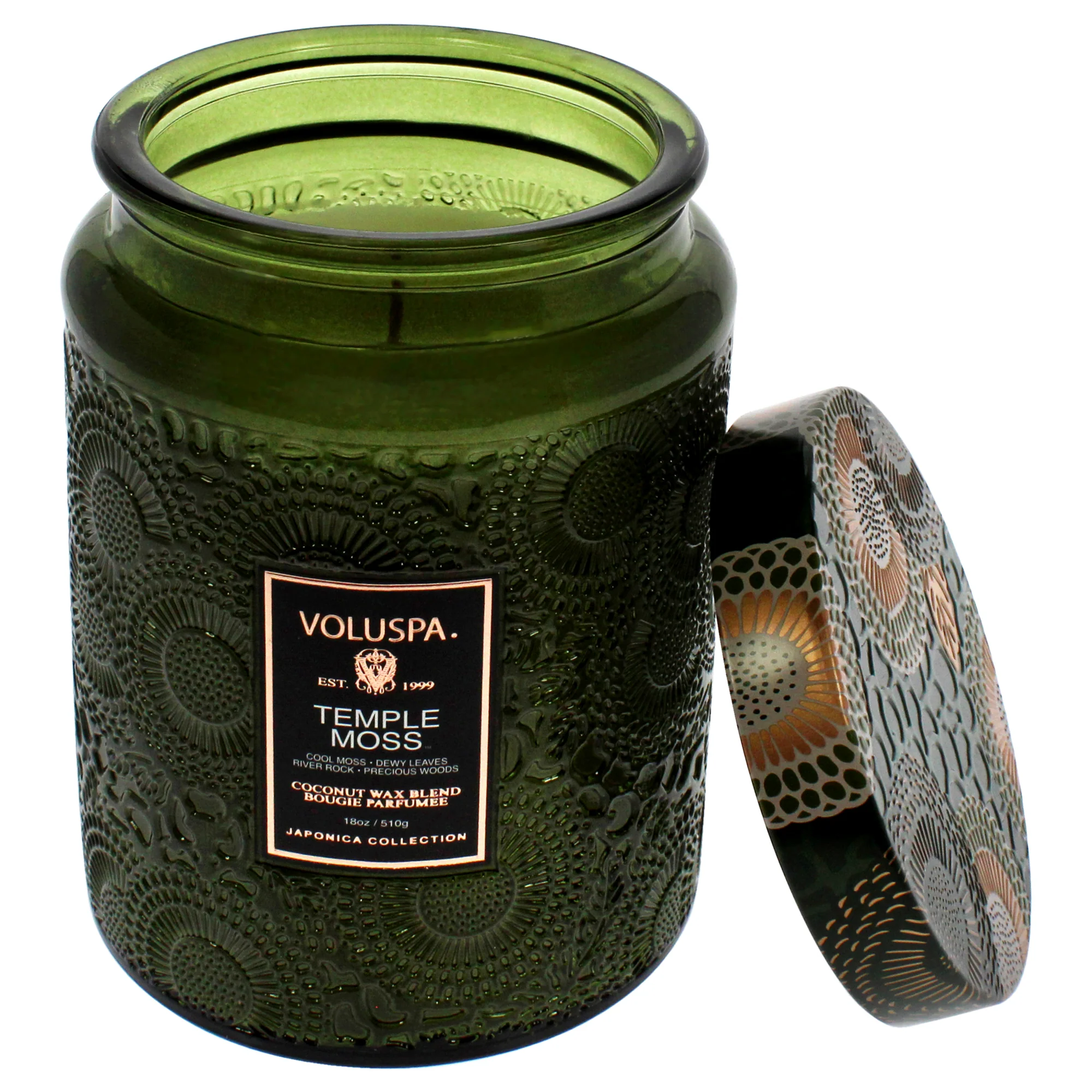 Temple Moss - Large by Voluspa for Unisex - 18 oz Candle - Olabens