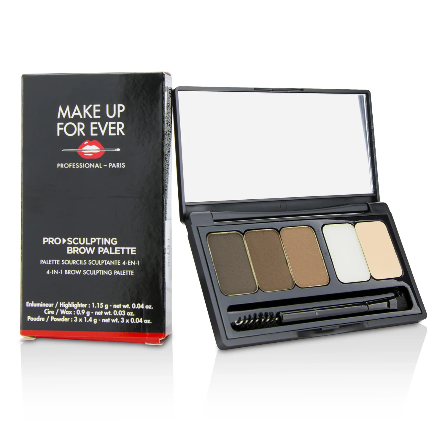 Make Up For Ever Pro Sculpting Brow Palette - # 2 (Harmony 2)  6.25g/0.19oz - Olabens