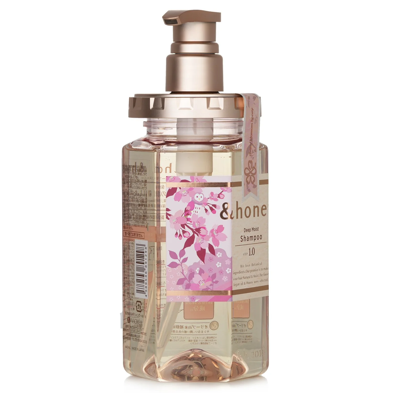 &honey Deep Moist Cherry Blossom Honey Shampoo  440ml - Olabens