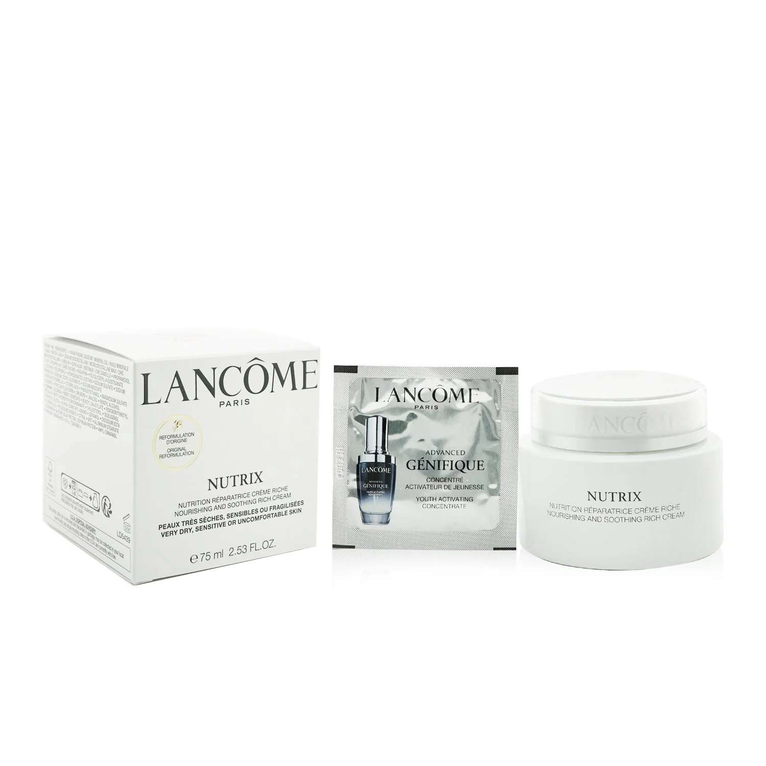 Lancome Nutrix Nourishing And Soothing Rich Cream  75ml/2.53oz - Olabens
