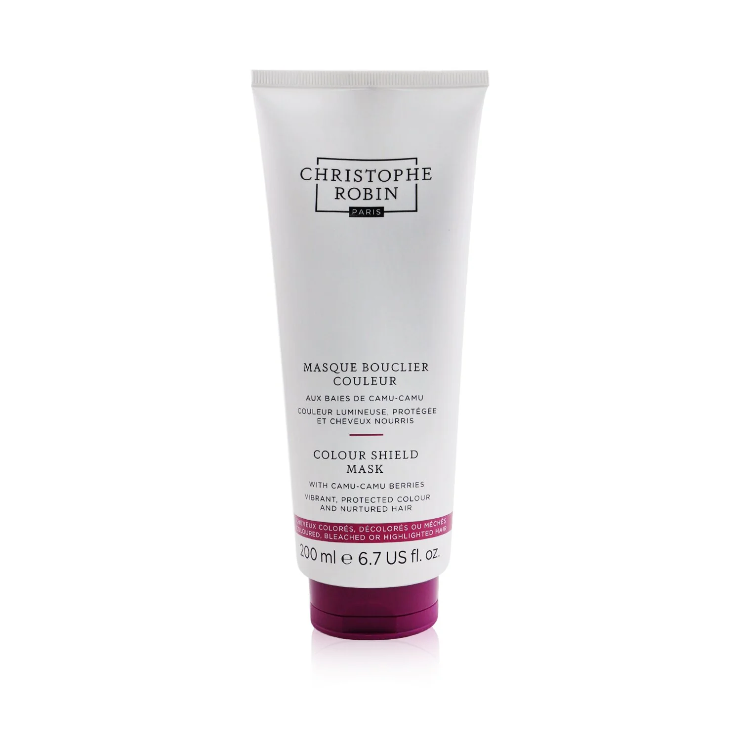 Christophe Robin Colour Shield Mask with Camu-Camu Berries - Colored, Bleached or Highlighted Hair  200ml/6.7oz - Olabens