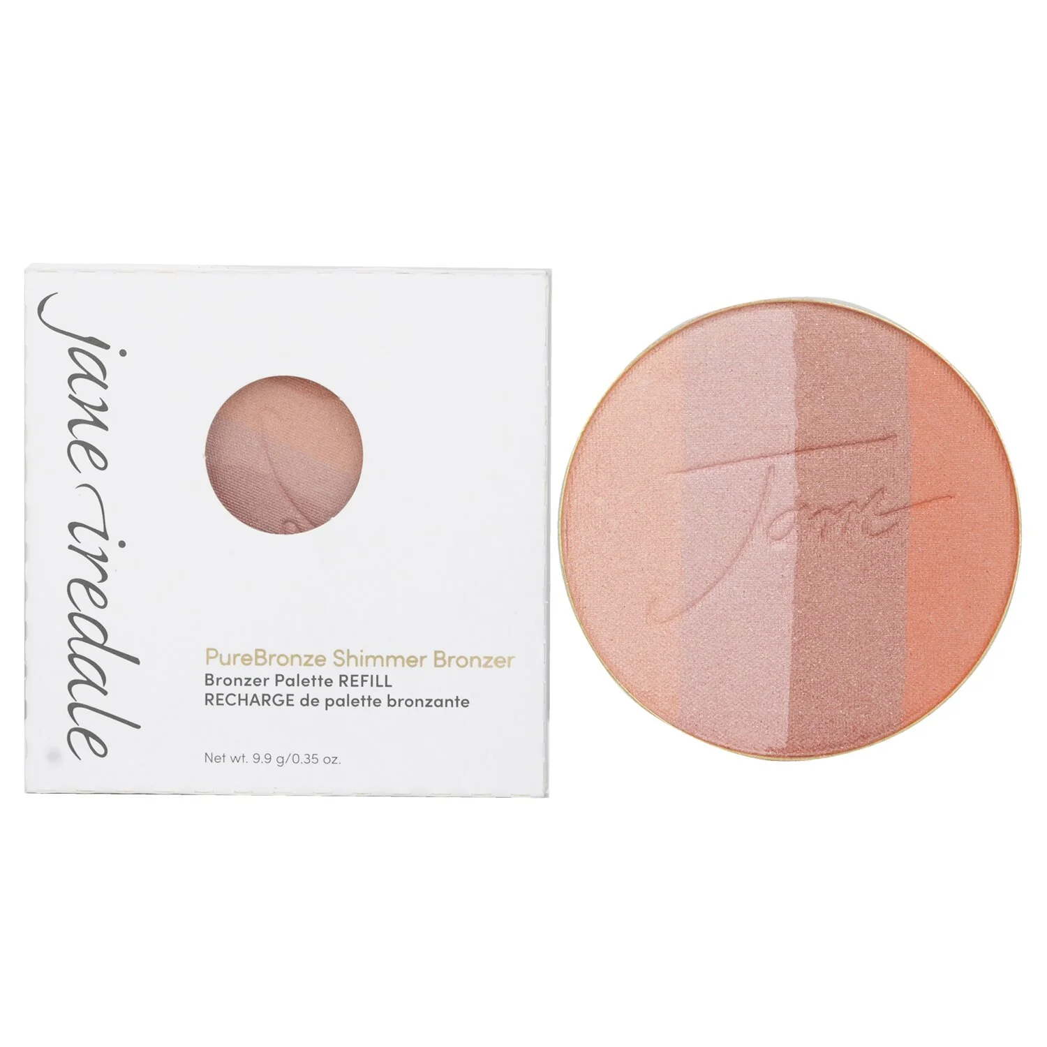 Jane Iredale PureBronze Shimmer Bronzer Palette Refill - # Moonglow  9.9g/0.35oz - Olabens
