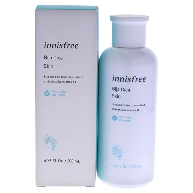 Innisfree Cica Skin Toner - Bija by Innisfree for Unisex - 6.76 oz Toner - Olabens