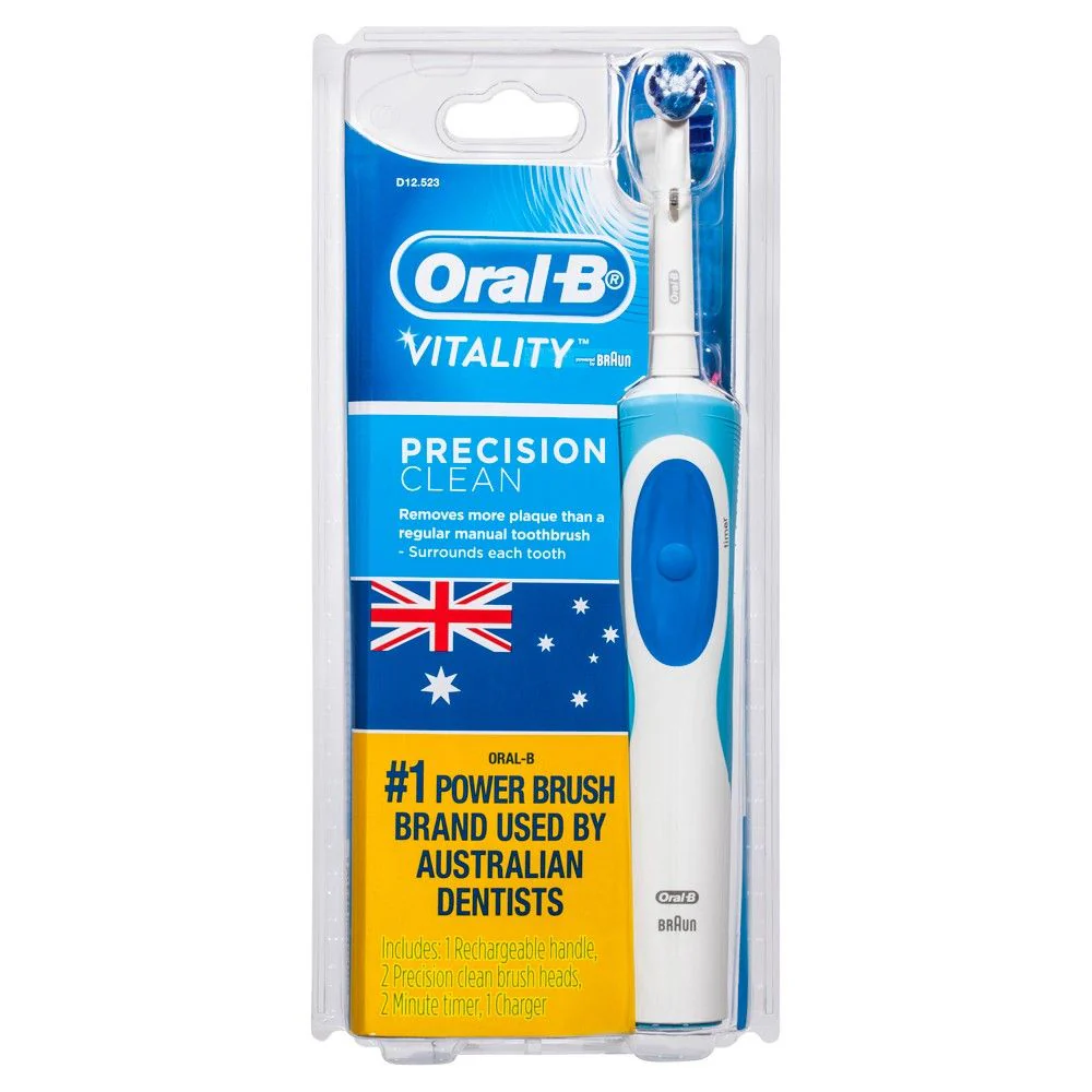 Oral B Power Brush + Refill Vitality Precision Clean - Olabens