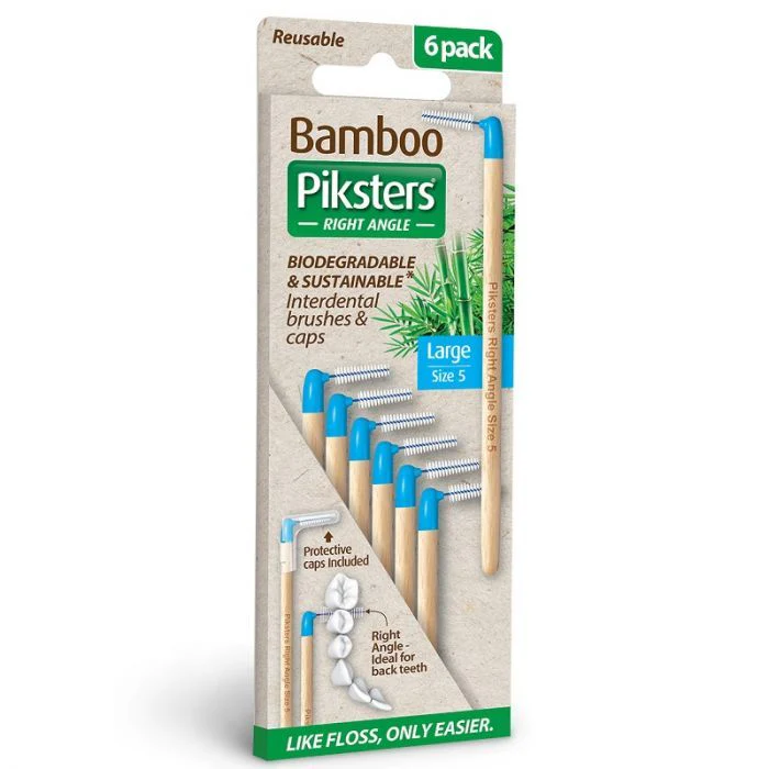 Piksters Bamboo Interdental Brush 5 6Pack - Olabens