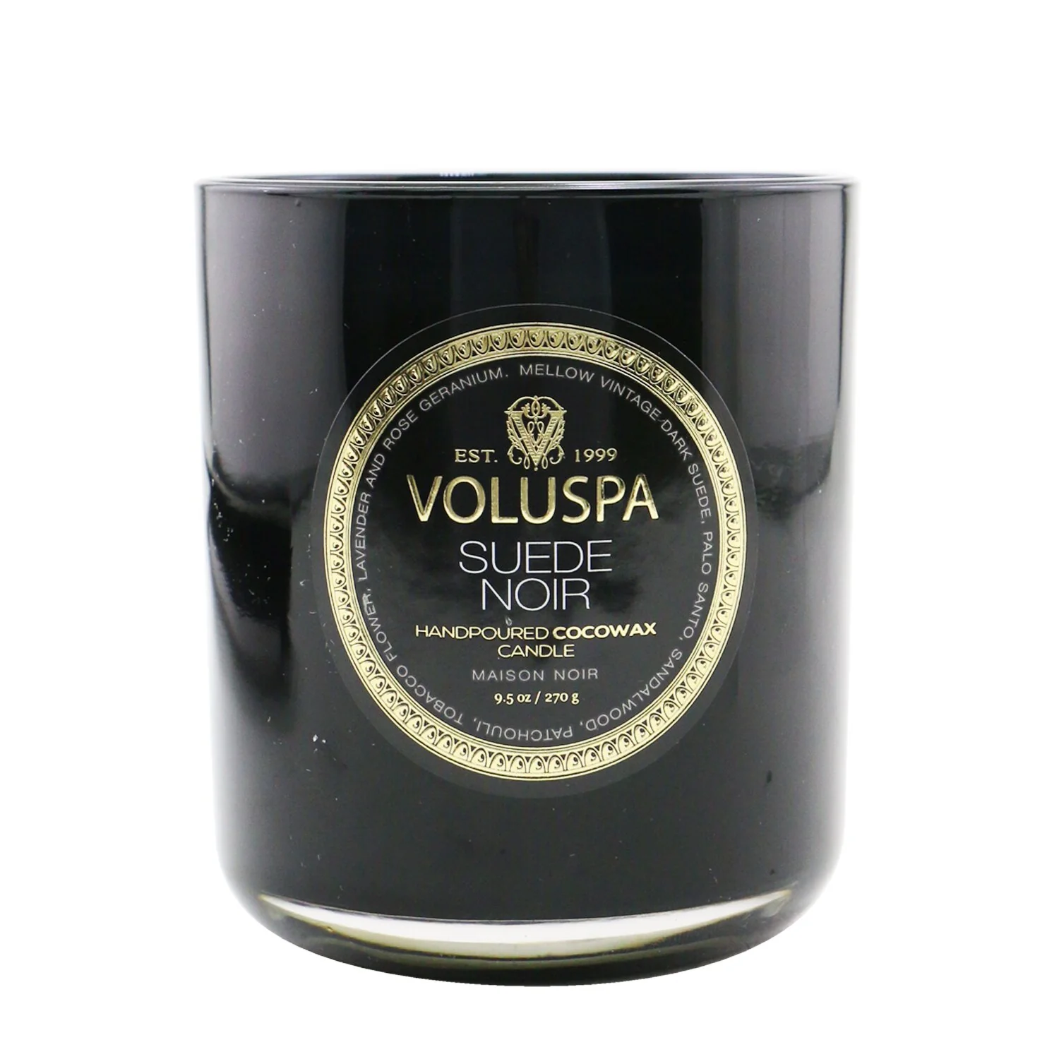 Voluspa Classic Candle - Suede Noir  270g/9.5oz - Olabens