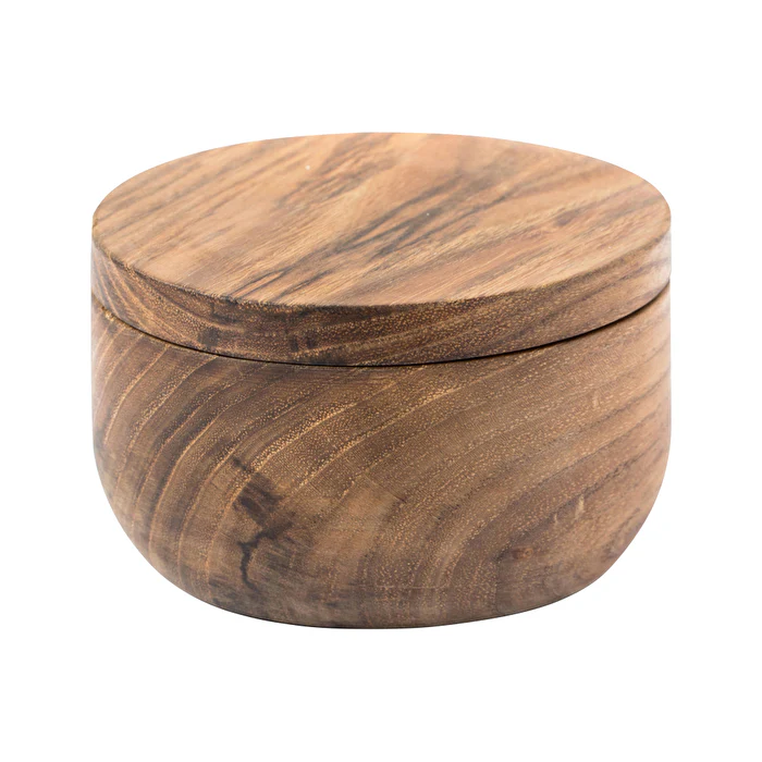 Salt of the Earth Wood Salt Box Acacia (Empty) - Olabens