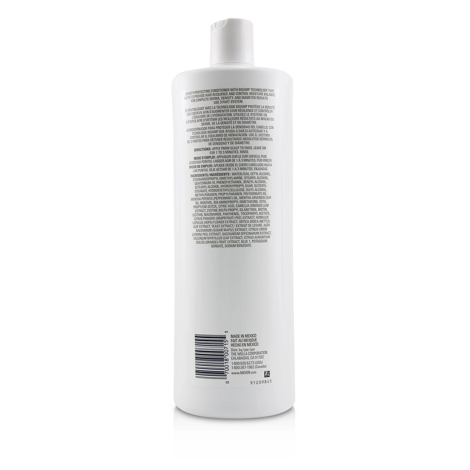 Nioxin Density System 2 Scalp Therapy Conditioner (Natural Hair, Progressed Thinning)  500ml/16.9oz - Olabens