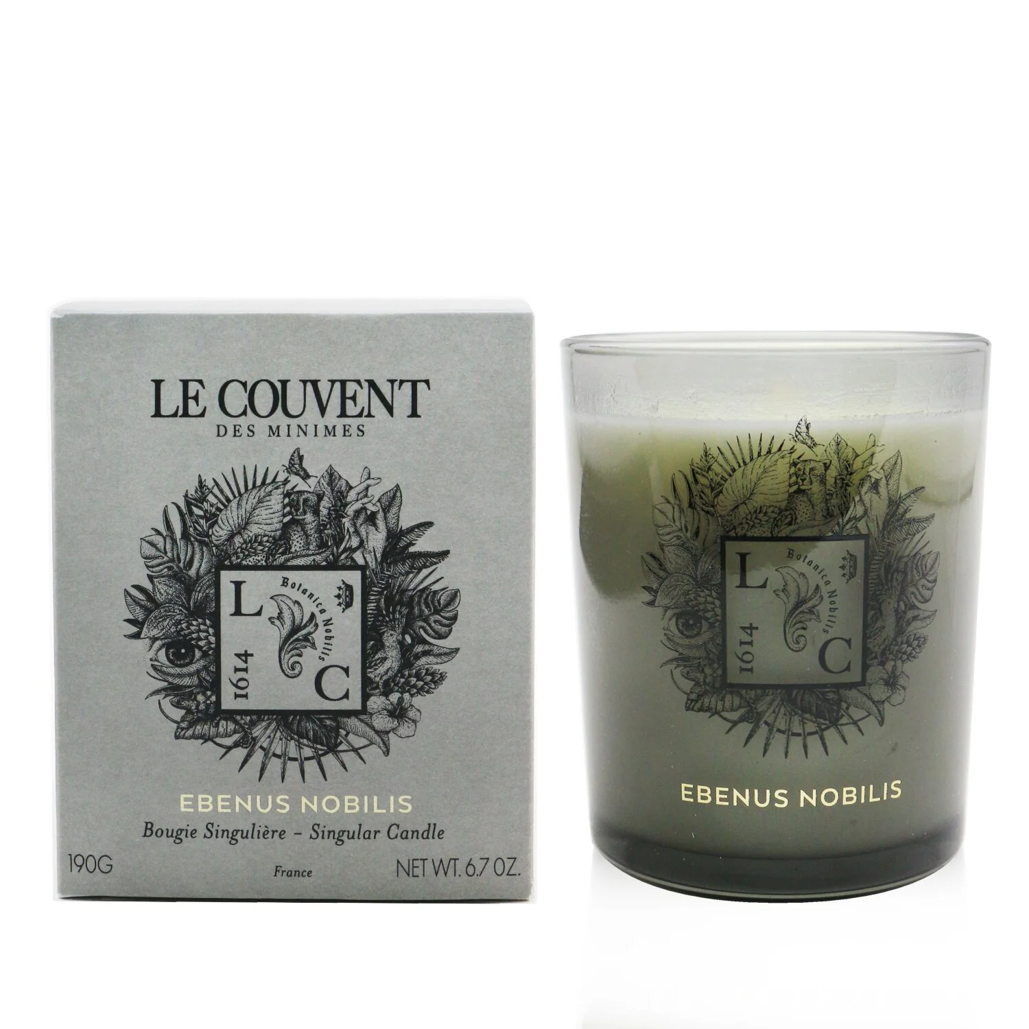 Le Couvent Candle - Ebenus Nobilis  190g/6.7oz - Olabens