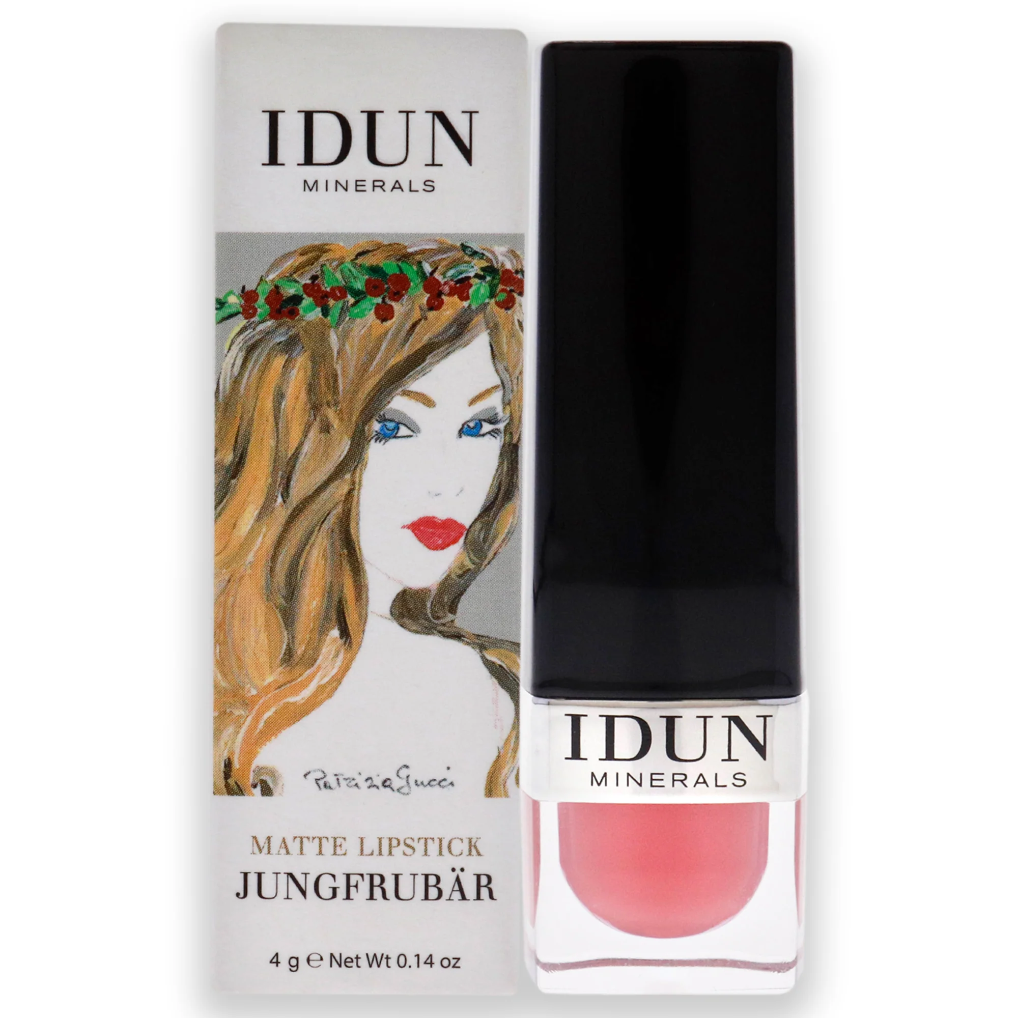 Matte Lipstick - 103 Jungfrubar by Idun Minerals for Women - 0.14 oz Lipstick - Olabens