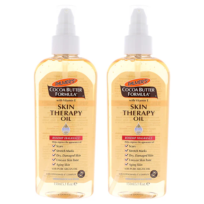 Palmers Cocoa Butter Skin Therapy Oil - Pack of 2 by Palmers for Unisex - 5.1 oz Oil - Olabens