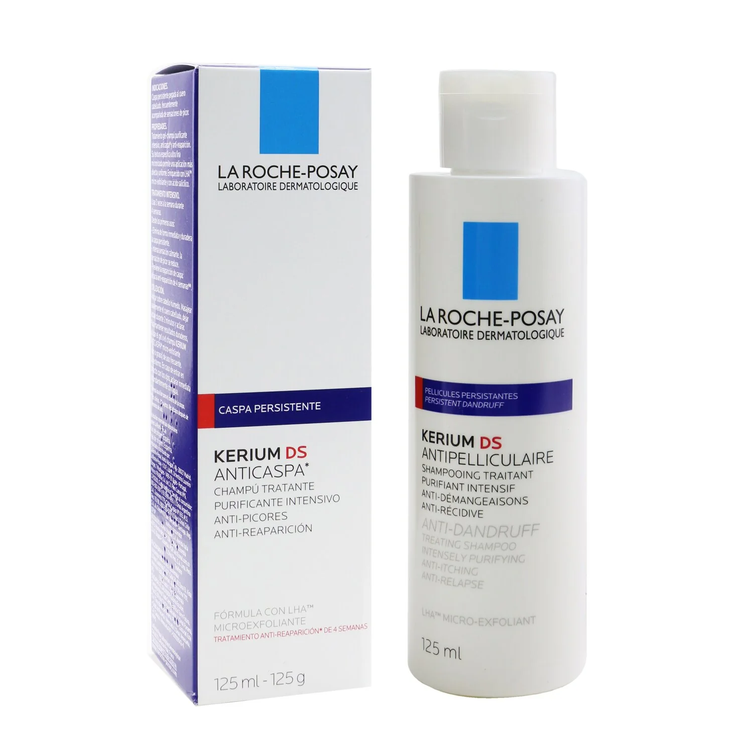 La Roche Posay Kerium DS Anti-Dandruff Intensive Shampoo (Unboxed)  125ml/4oz - Olabens