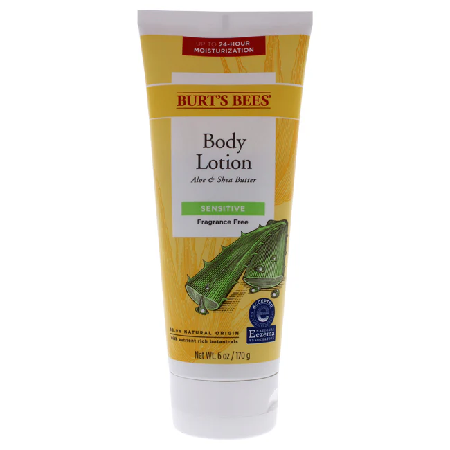 Burts Bees Aloe and Shea Butter Body Lotion by Burts Bees for Unisex - 6 oz Body Lotion - Olabens