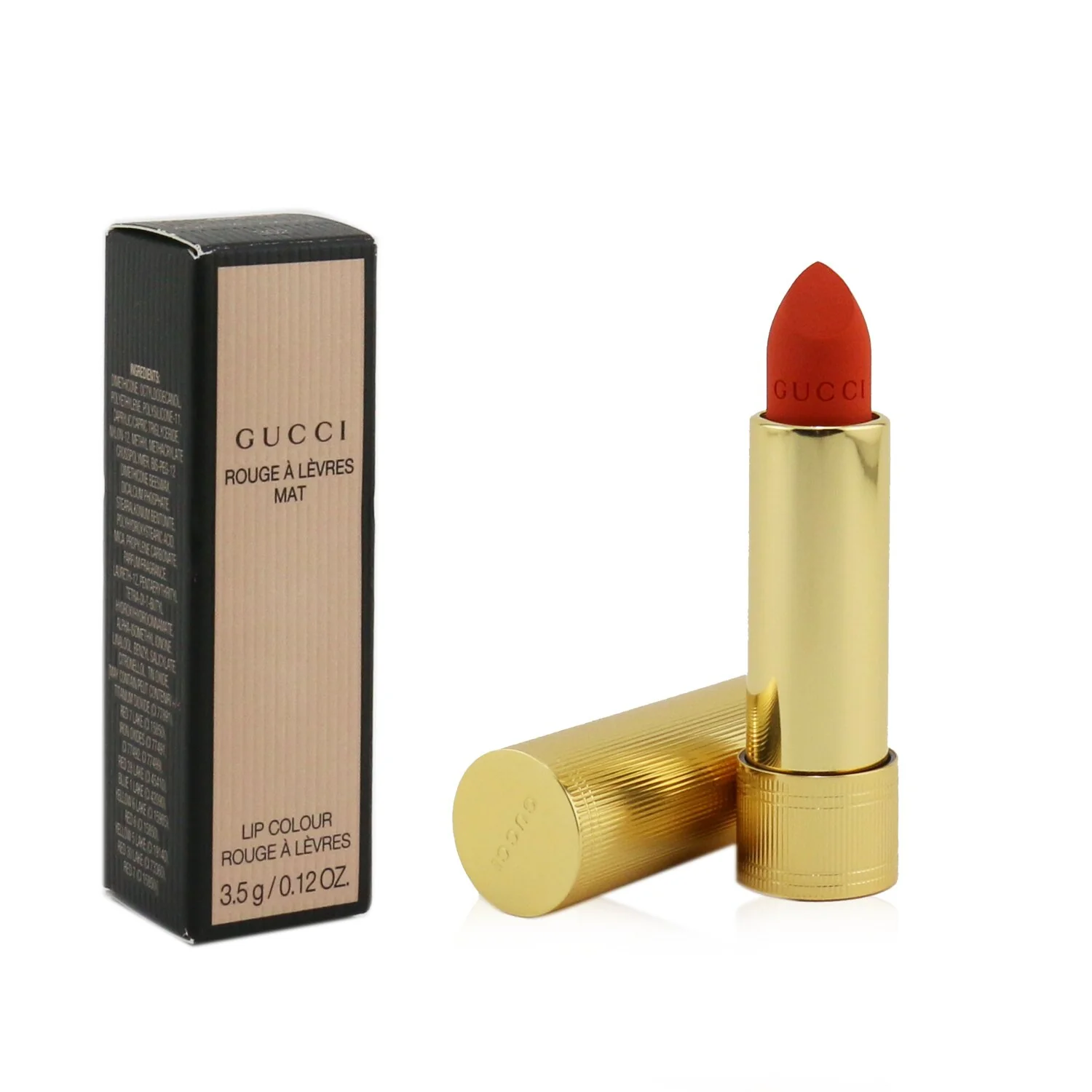 Gucci Rouge A Levres Mat Lip Colour - # 208 They Met in Argentina  3.5g/0.12oz - Olabens