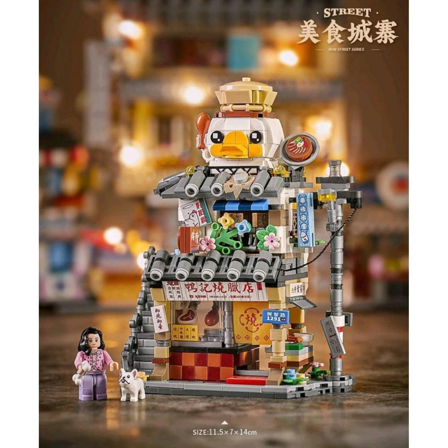 Loz LOZ Mini Block - Roast Restaurant Building Bricks Set  20 x 15 x 8cm - Olabens