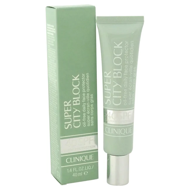 Clinique Super City Block Ultra Protection SPF 40 by Clinique for Unisex - 1.4 oz Sunscreen - Olabens