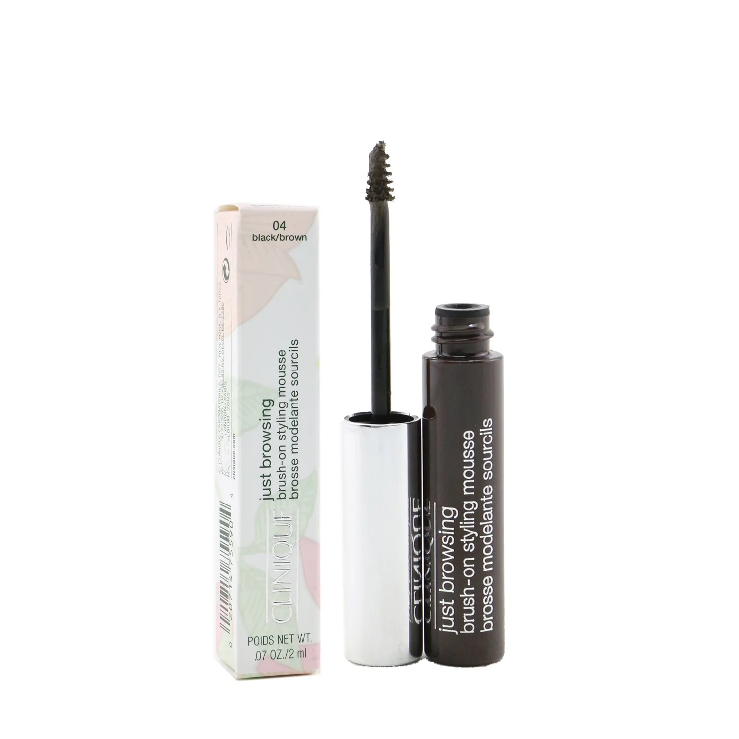 Clinique Just Browsing Brush On Styling Mousse - #04 Black / Brown  2ml/0.07oz - Olabens