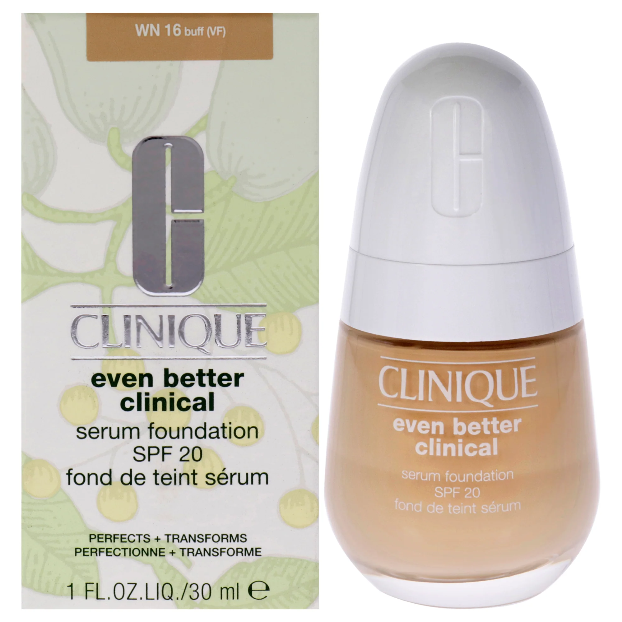 Even Better Clinical Serum Foundation SPF 20 - WN 16 Buff by Clinique for Women - 1 oz Foundation - Olabens