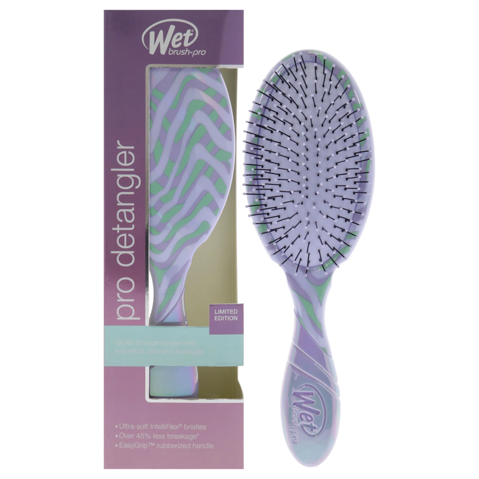 Pro Detangler Vintage Sweet Brush Limited Edition - Purple by Wet Brush for Unisex - 1 Pc Hair Brush - Olabens
