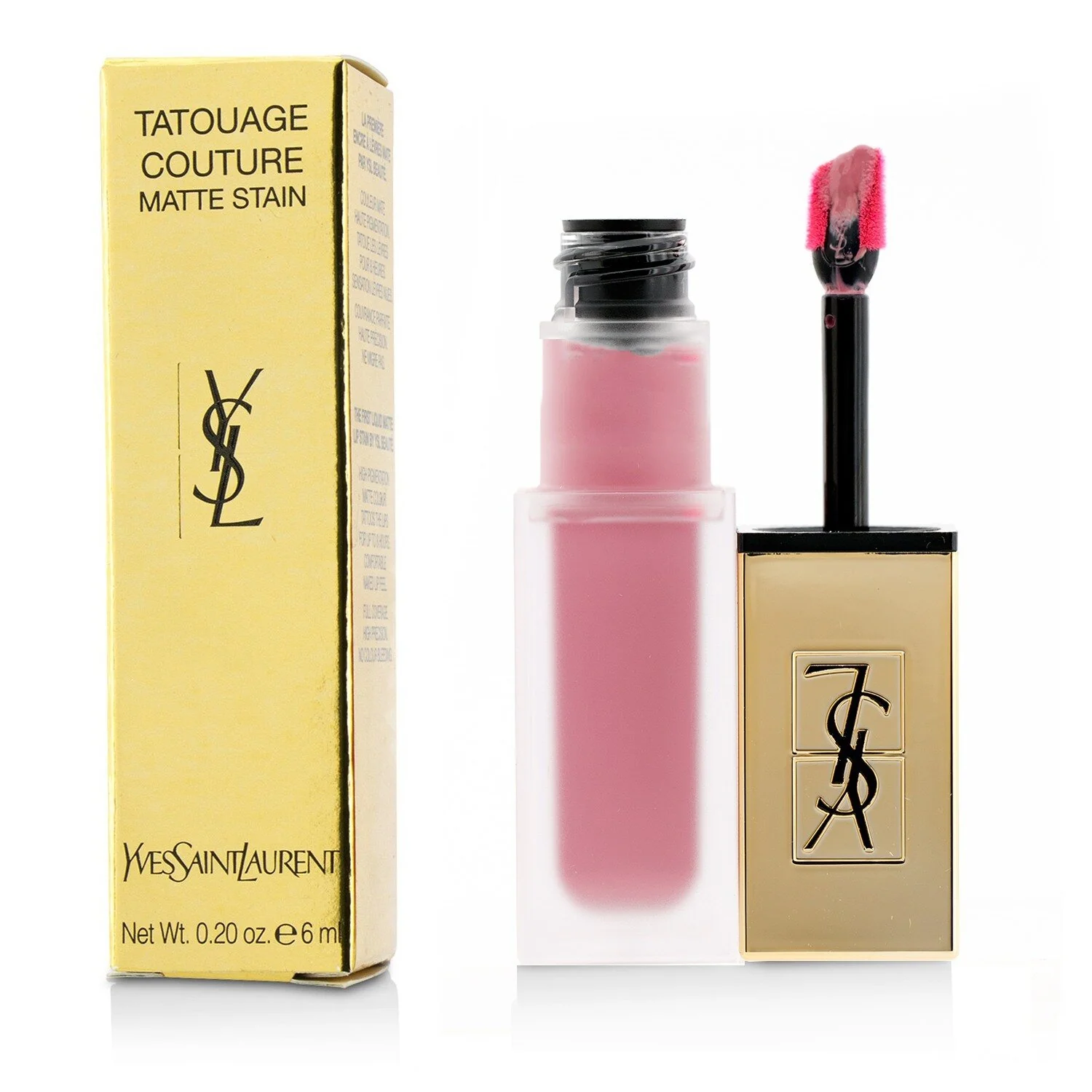 Yves Saint Laurent Tatouage Couture Matte Stain - # 11 Rose Illicite  6ml/0.2oz - Olabens