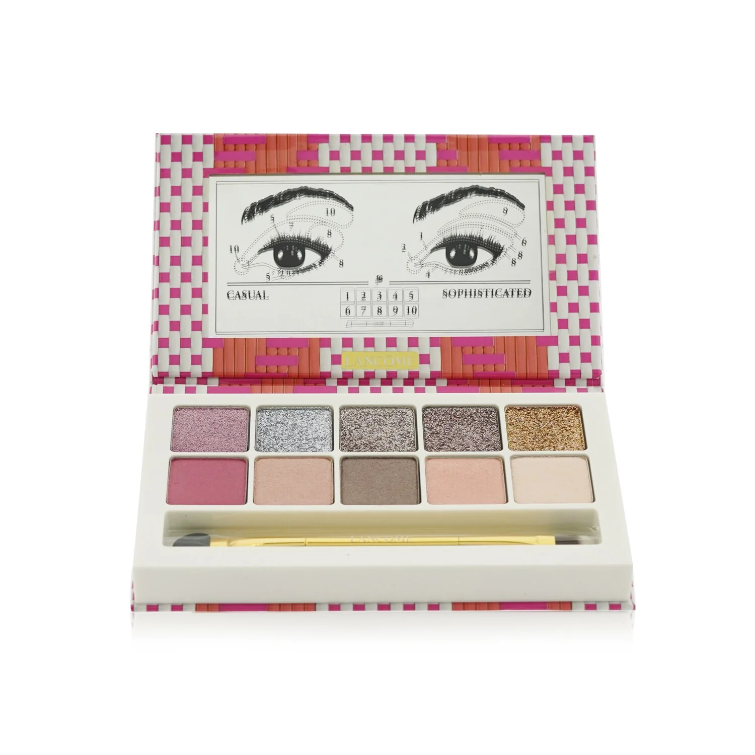 Lancome Cafe Bonheur La Palette (10x Eye Shadow) (Limited Edition) - #01 L'Addition S'il Vous Plait  5g/0.17oz - Olabens