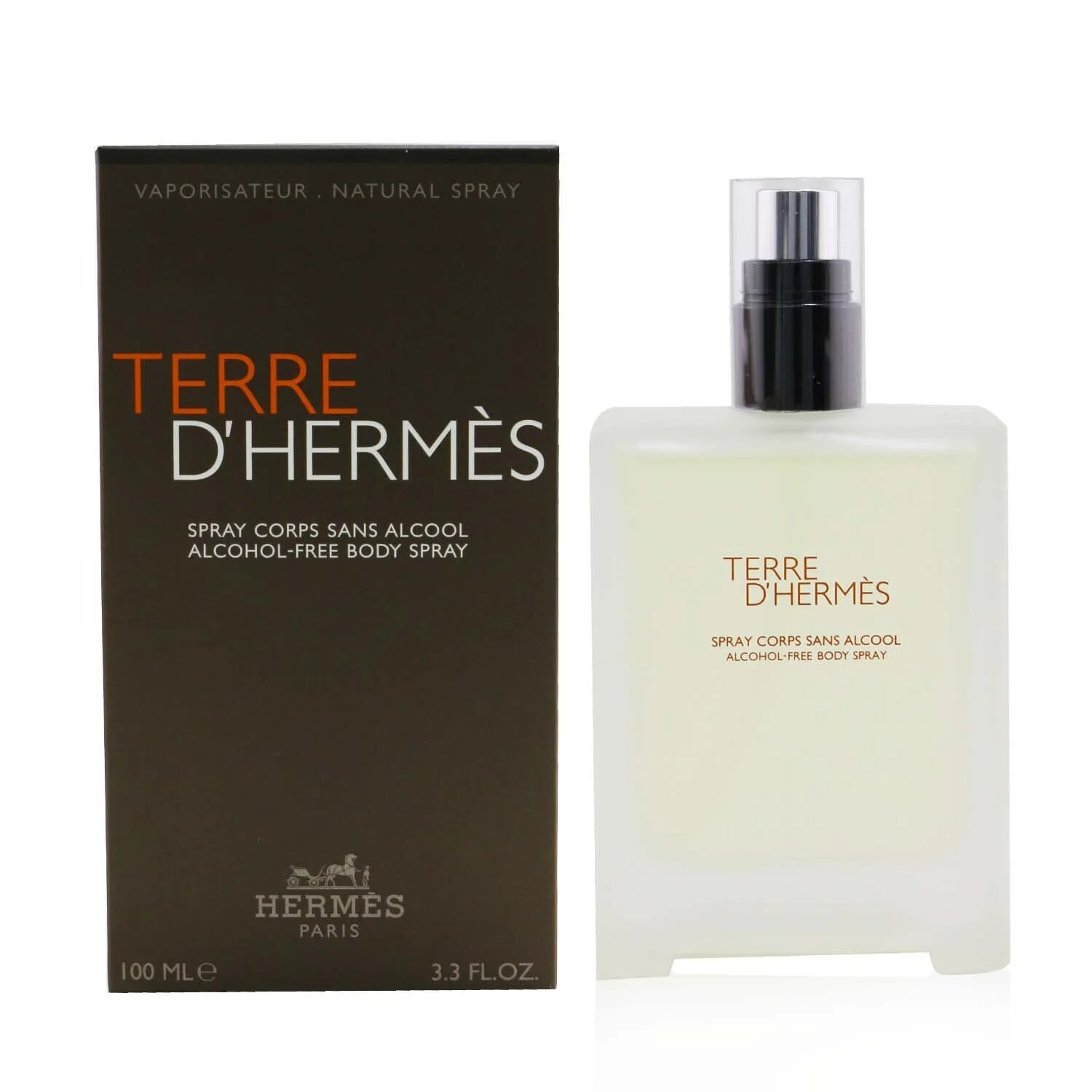 Hermes Terre D'Hermes Alcohol-Free Body Spray  100ml/3.3oz - Olabens