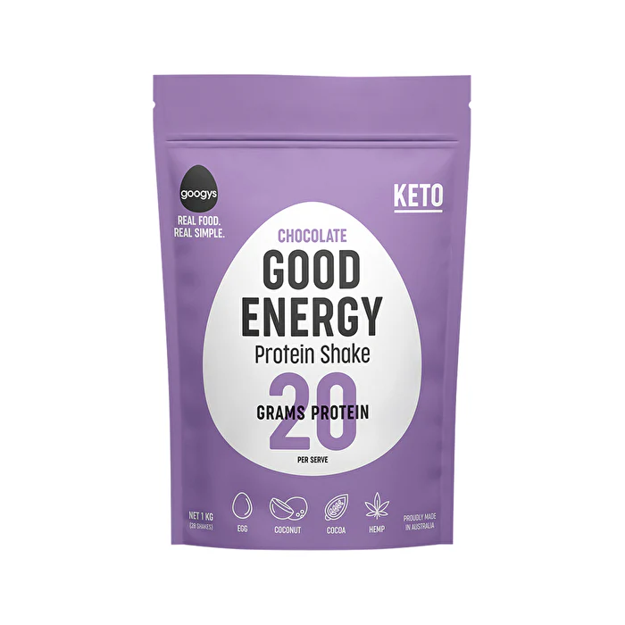 Googys Good Energy Protein Shake Chocolate 1kg - Olabens
