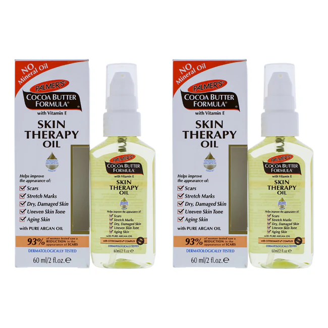 Palmers Cocoa Butter Skin Therapy Oil - Pack of 2 by Palmers for Unisex - 2 oz Oil - Olabens