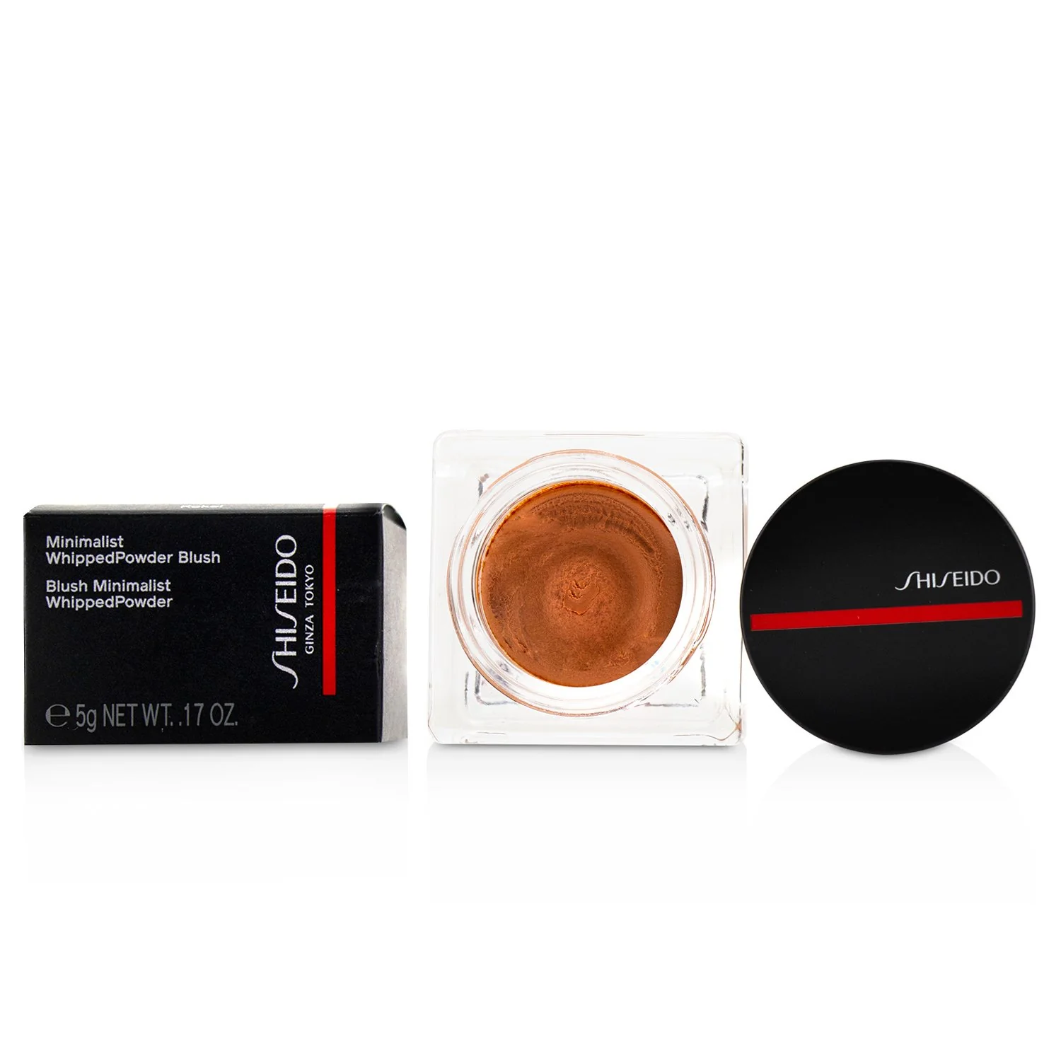Shiseido Minimalist WhippedPowder Blush - # 03 Momoko (Peach)  5g/0.17oz - Olabens