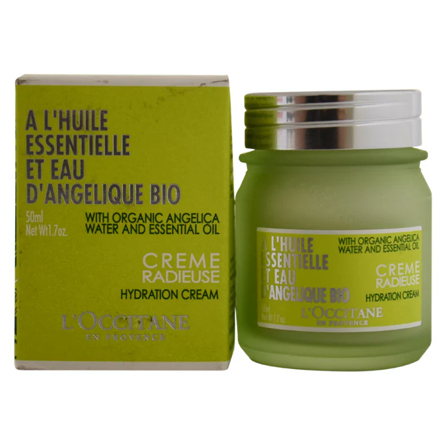 LOccitane Hydration Cream with Organic Angelica Water and Essential Oil by LOccitane for Unisex - 1.7 oz Cream - Olabens
