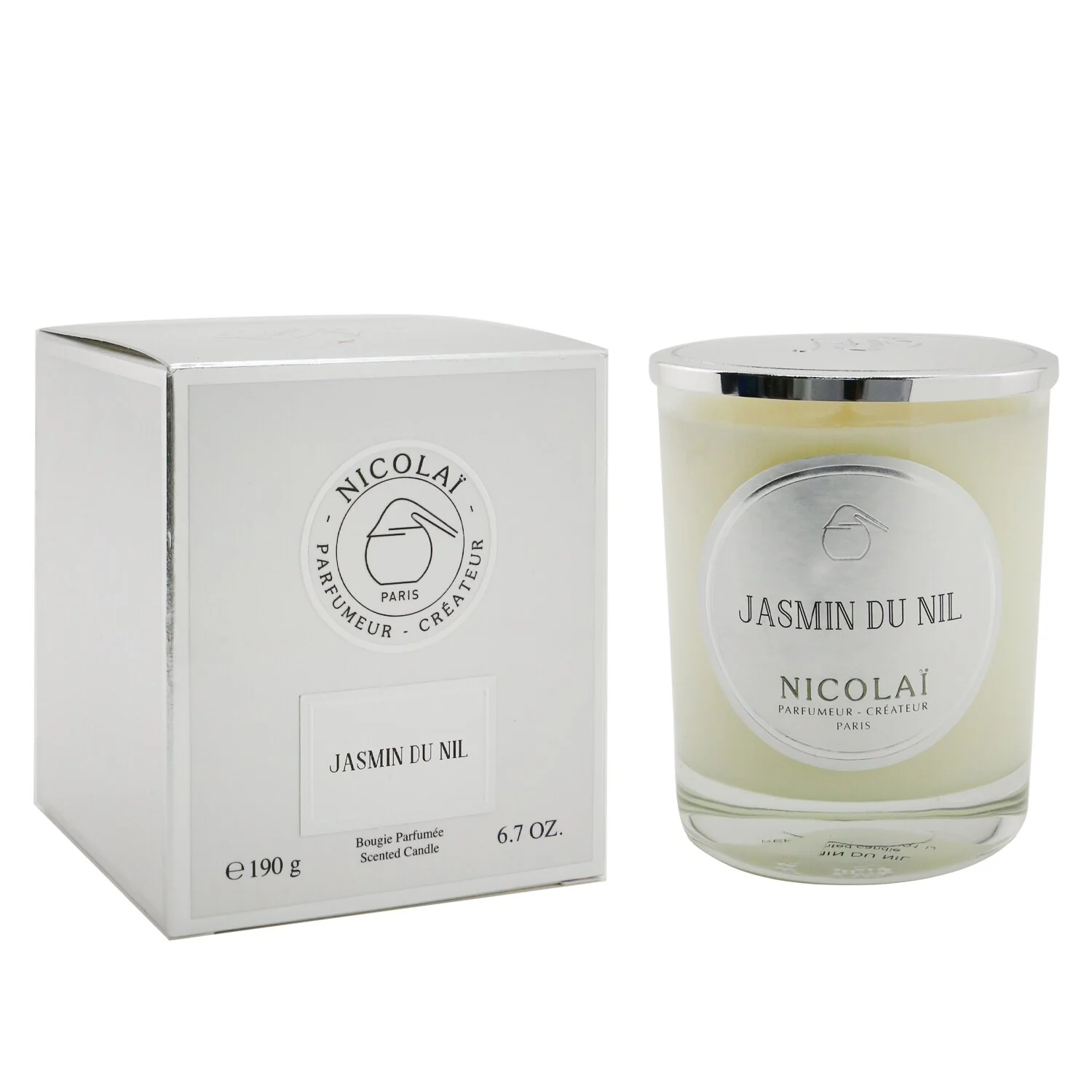Nicolai Scented Candle - Jasmin Du Nil  190g/6.7oz - Olabens
