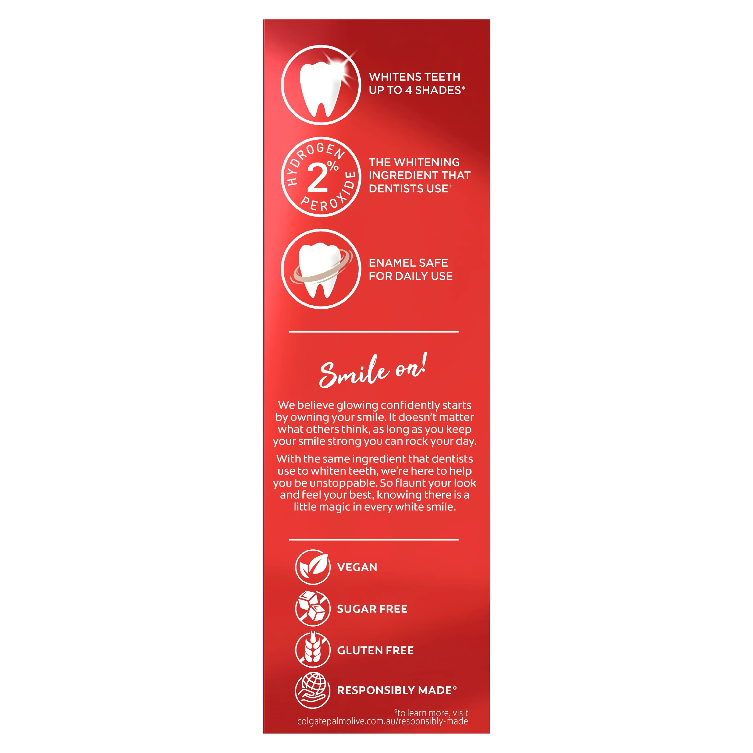 Colgate Toothpaste Optic White High Impact 85g - Olabens