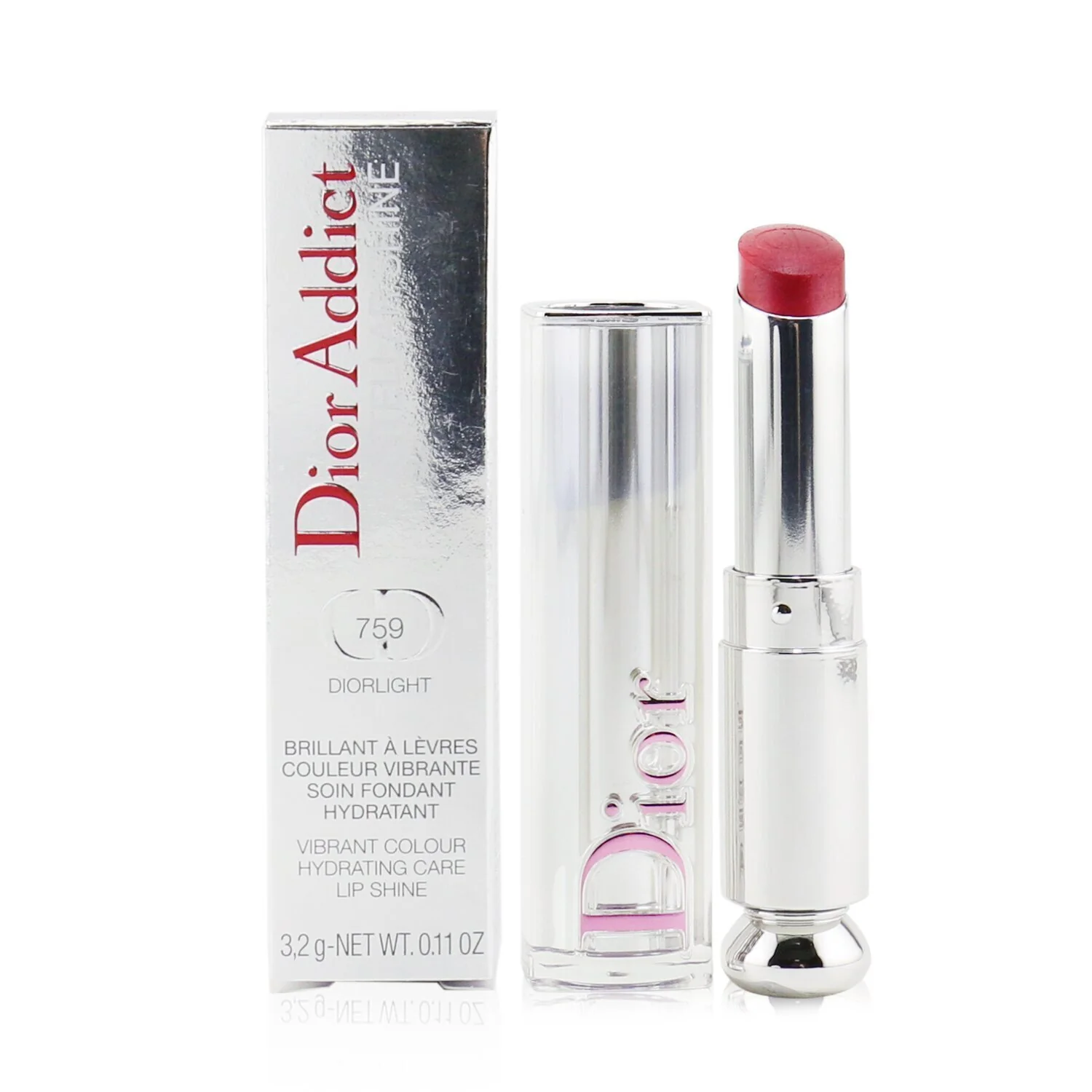 Christian Dior Dior Addict Stellar Shine Lipstick - # 649 Diorosphere (Dark Peach)  3.2g/0.11oz - Olabens