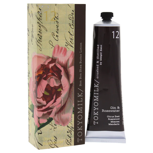 TokyoMilk Bon Bon Shea Butter Lotion - # 12 Gin & Rosewater by TokyoMilk for Women - 2.3 oz Lotion - Olabens