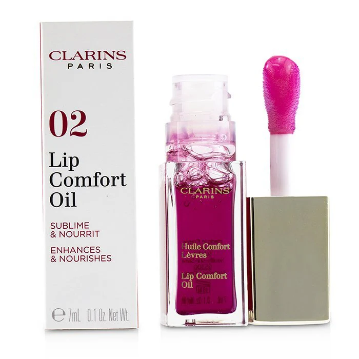 Clarins Lip Comfort Oil - # 02 Raspberry 7ml/0.1oz - Olabens