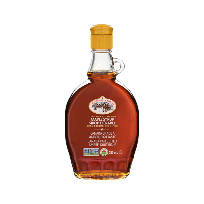 Shady Maple Farms Organic Pure Maple Syrup 250ml - Olabens