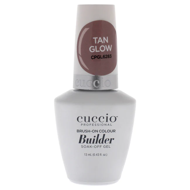Cuccio Pro Brush-On Colour Builder Soak Off Gel - Tan Glow by Cuccio Pro for Women - 0.43 oz Nail Polish - Olabens