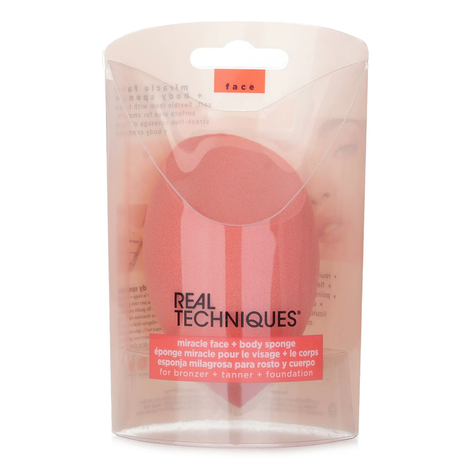 Real Techniques Miracle Face and Body Sponge  set - Olabens