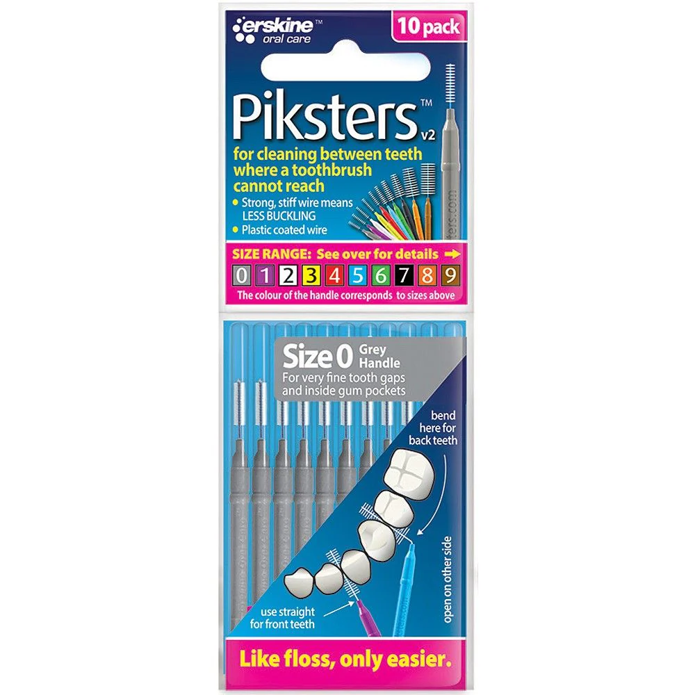 Piksters Interdental Brush 0 10 Pack - Olabens