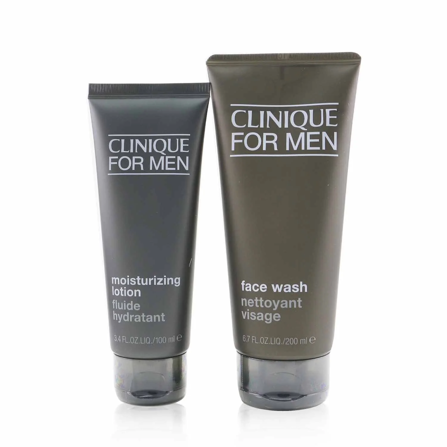 Clinique Men Cleanser + Hydrate 2-Pieces Set: Face Wash 200ml + Moisturizing Lotion 100ml  2pcs - Olabens