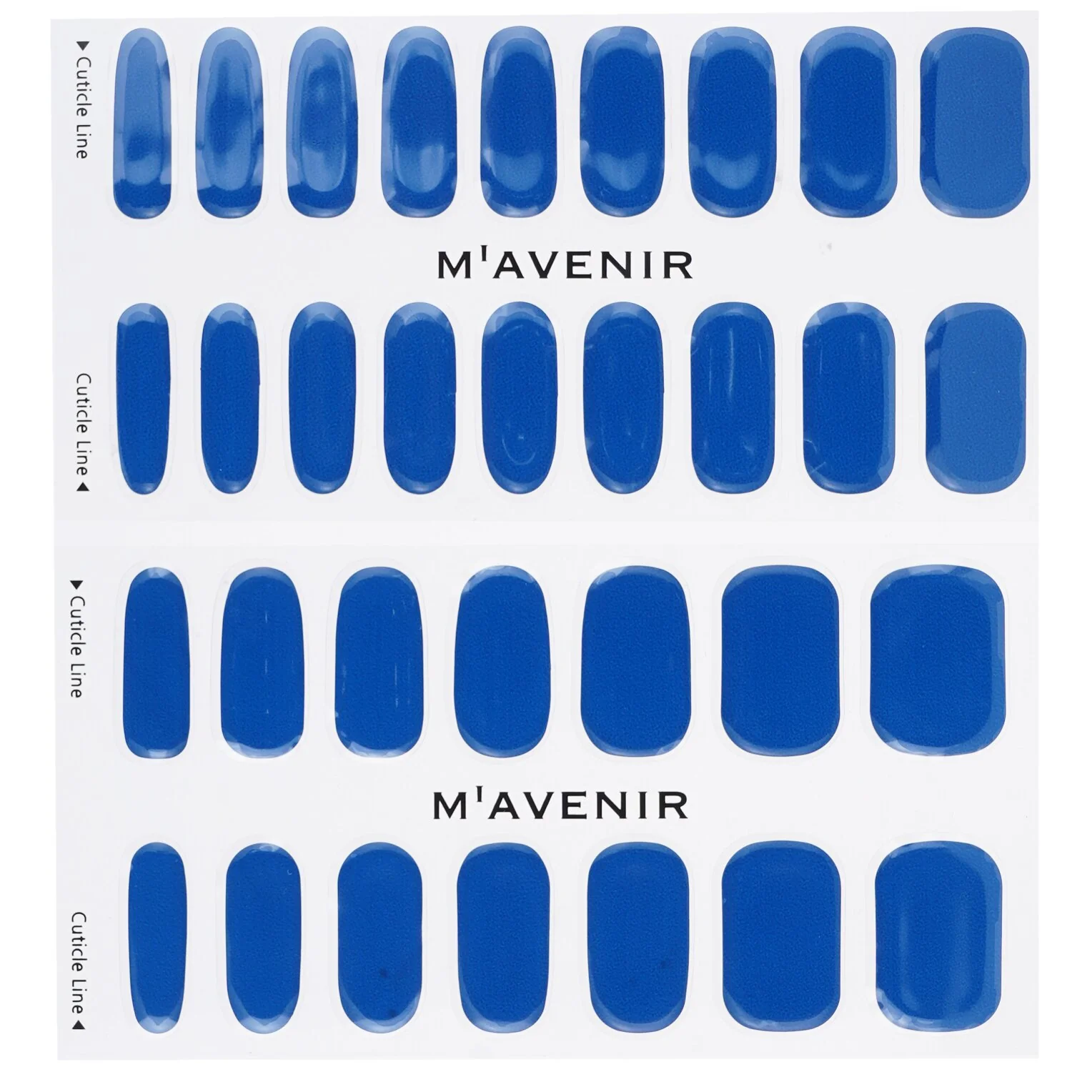 Mavenir Nail Sticker (Blue) - # Classic Navy Nail  32pcs - Olabens