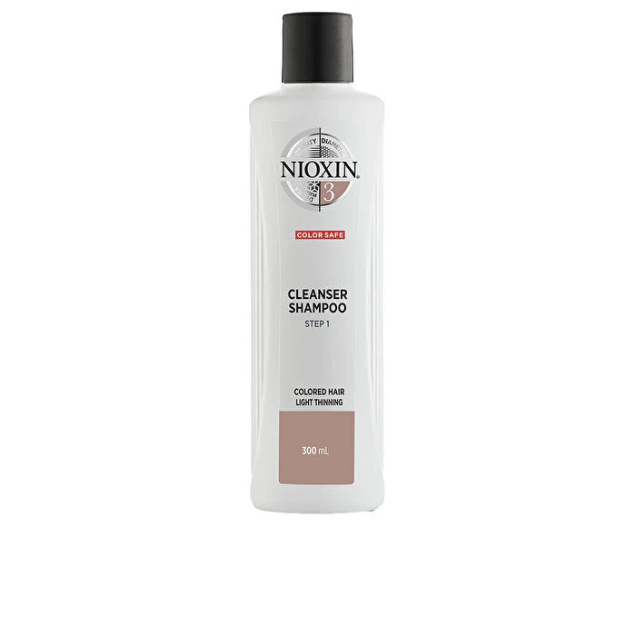 Nioxin Sistema 3 - Champú - Cabello Teñido Ligeramente Debilitado - Paso 1 300ml - Olabens