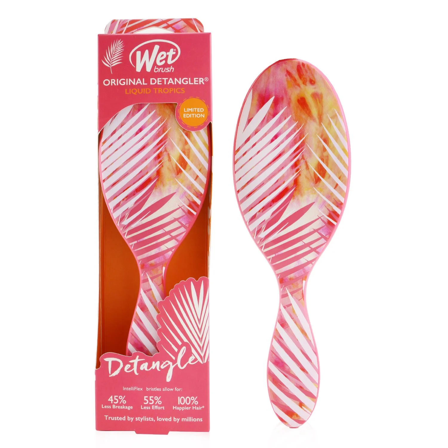 Wet Brush Original Detangler Liquid Tropics - # Bamboo (Limited Edition) - Olabens