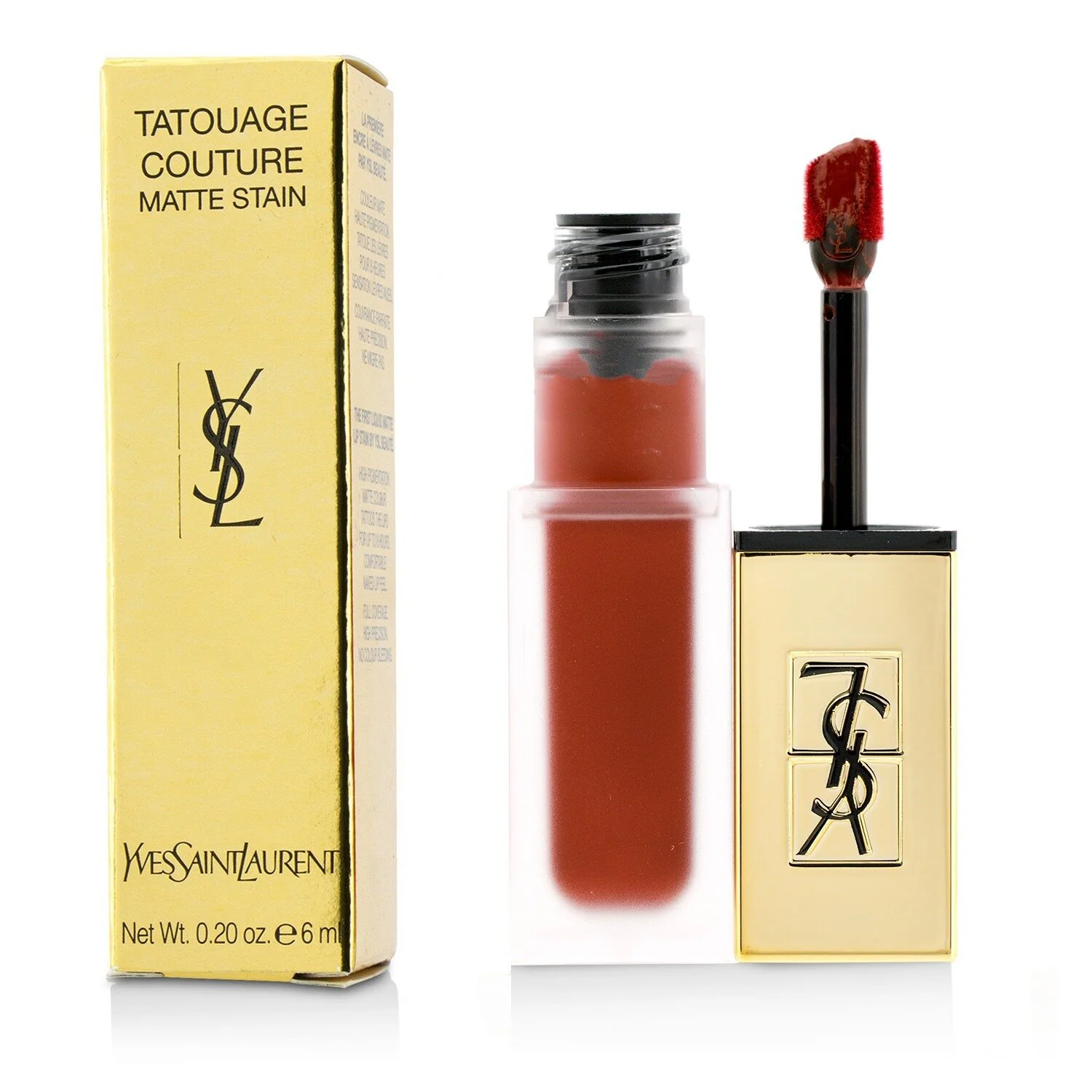 Yves Saint Laurent Tatouage Couture Matte Stain - # 9 Grenat No Rules  6ml/0.2oz - Olabens