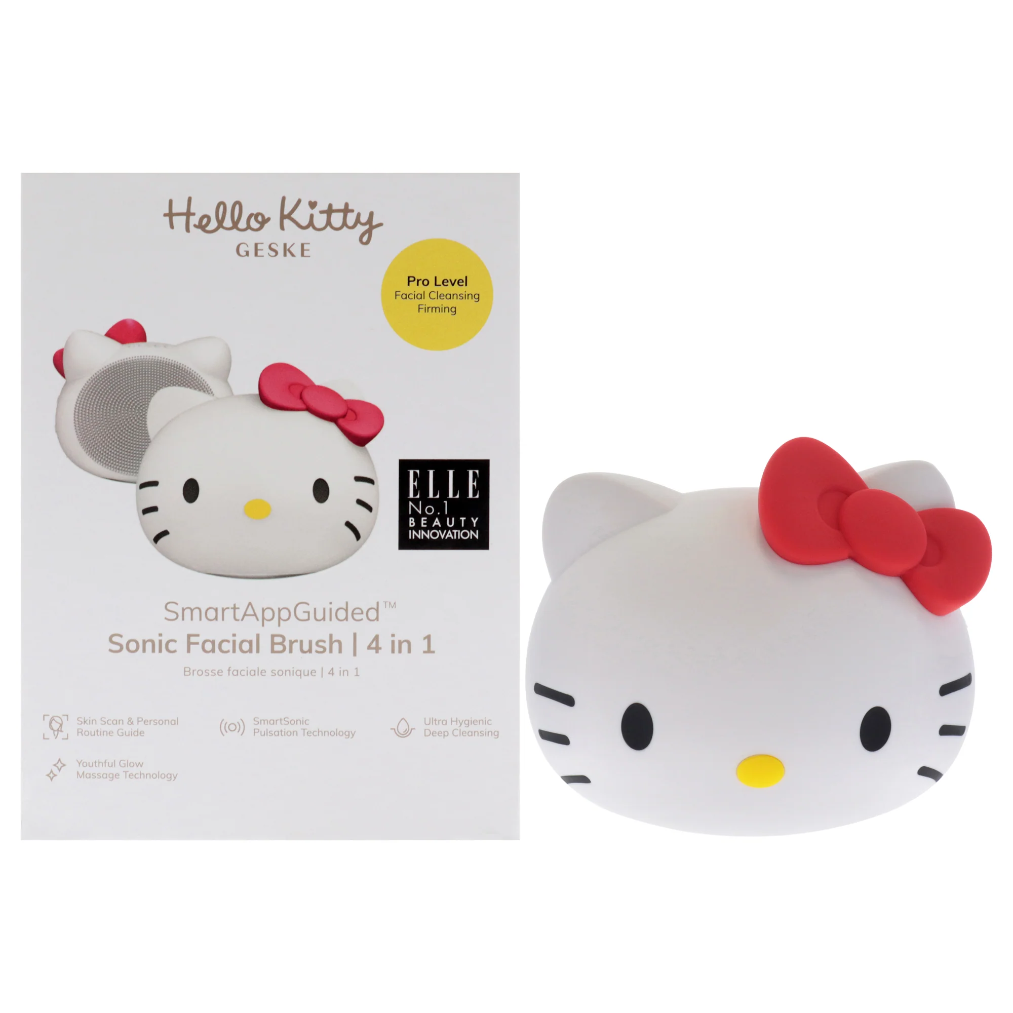 Hello Kitty Sonic Facial Brush 4 in 1 - Starlight by Geske for Women - 1 Pc Brush - Olabens