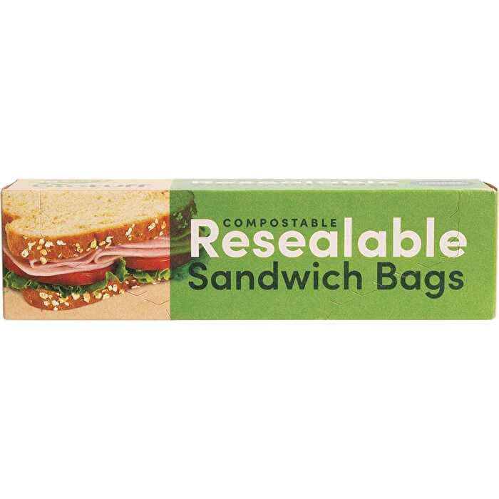Biotuff Resealable Sandwich Bags 18x17cm 30pk - Olabens